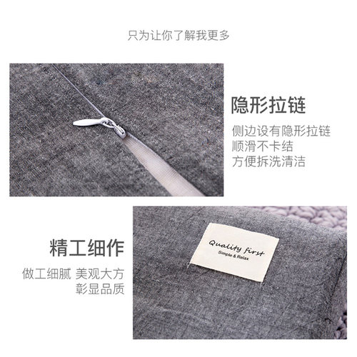 乳胶枕套60x40x35纯q棉全棉50x30cm44x27儿童记忆枕头套大人一对