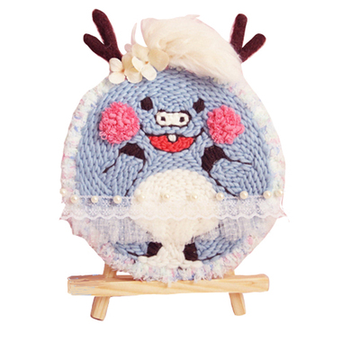 俄罗斯戳戳绣diy材p料包戳戳秀墩绣手工毛线刺绣戳戳乐墩绣搓搓绣