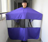 围布透明发廊e专用剪头围布美发店围布高档专用定制理发剪发围布