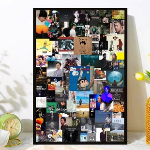 陈奕迅专辑拼图1000片带v相框成人解压高质量木质装饰画定制礼物