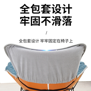 秋冬季摇摇椅躺椅垫子加s厚毛绒沙发懒人坐垫透气网红龙虾椅套垫