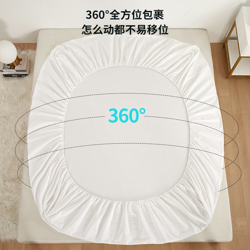 全棉床笠单件15/j25/28/30cm席梦思厚垫纯棉床罩防尘保护套1.5m2