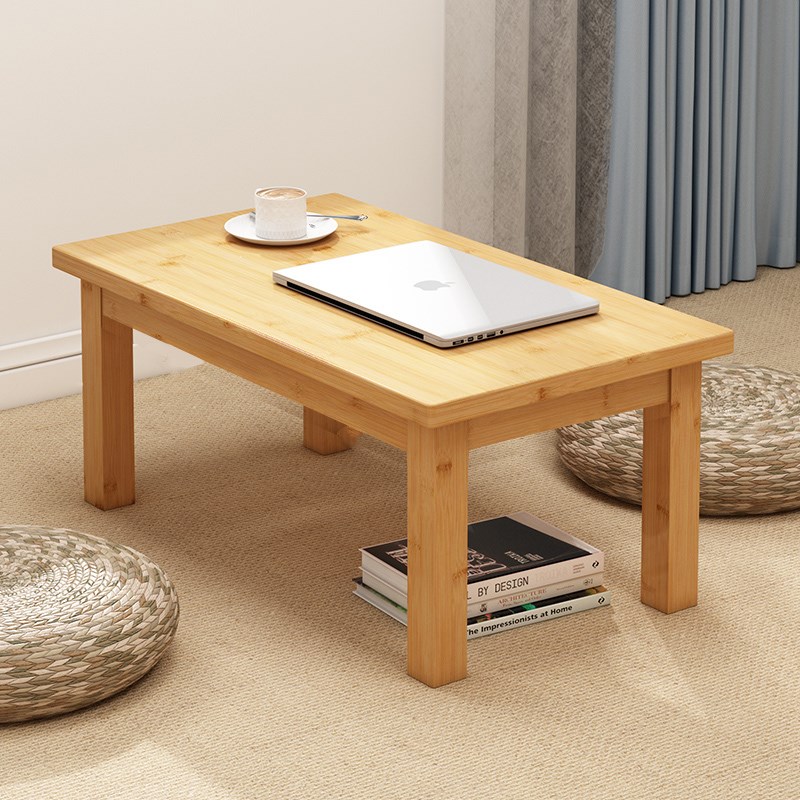 楠竹茶桌电脑作业j炕几长方形榻榻米客厅实木小方桌沙发边几写字