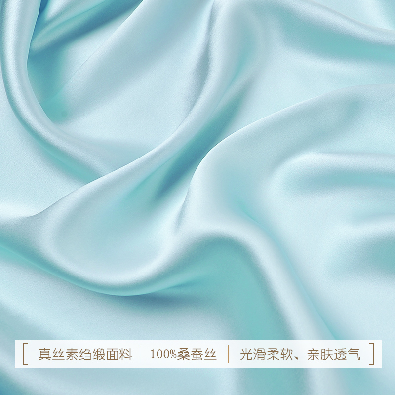 宝宝真丝睡衣套装儿童100%桑蚕丝家居服夏季婴幼儿U空调衣服男女