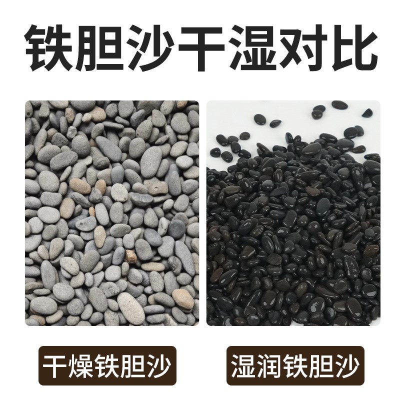 铁胆沙鱼缸底砂造景m沙天然黑工砂乌龟缸石头水族箱装饰鳌虾水草