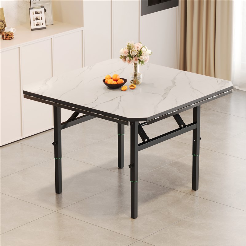 方桌架子可折叠升降餐桌腿u支撑架酒店饭店加厚铁艺圆桌面桌脚支