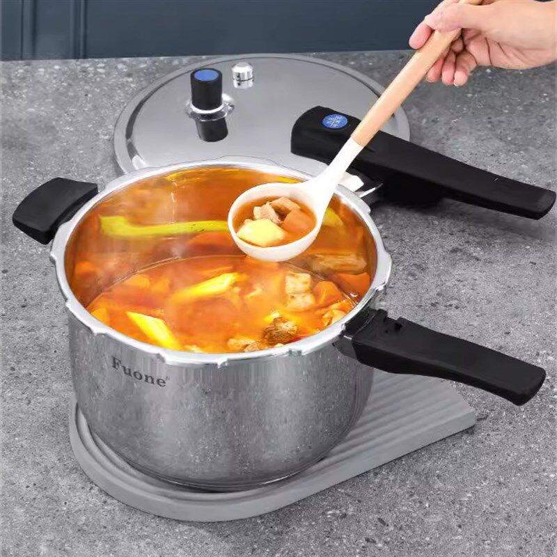 压力锅201不锈钢高压锅家用燃气灶电磁H炉通用防爆5升厂家直销跨