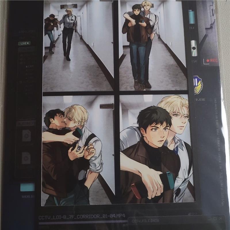 Lezhin2025狗头快闪警察系列四宫格韩漫背光融冰无根树魔咒气味