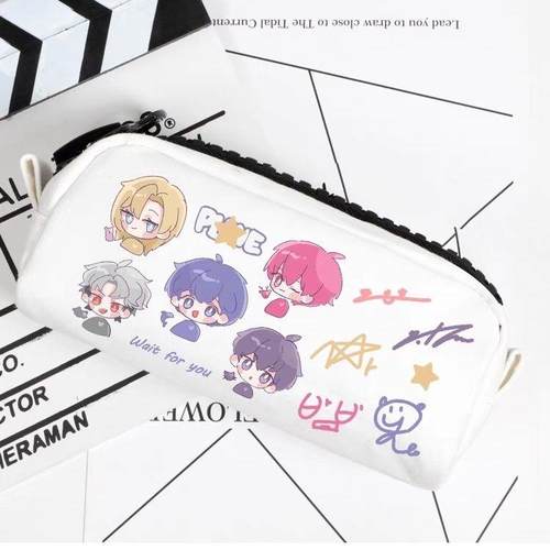 PLAVE 韩国 男团 bamby yejun 周边 二次元 笔袋 大容量文具袋