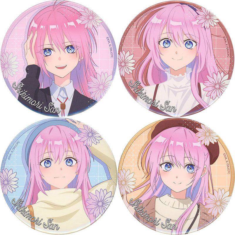 式守同学不只可爱而已动漫周边马口铁镭射胸针cos吧唧徽章包挂件