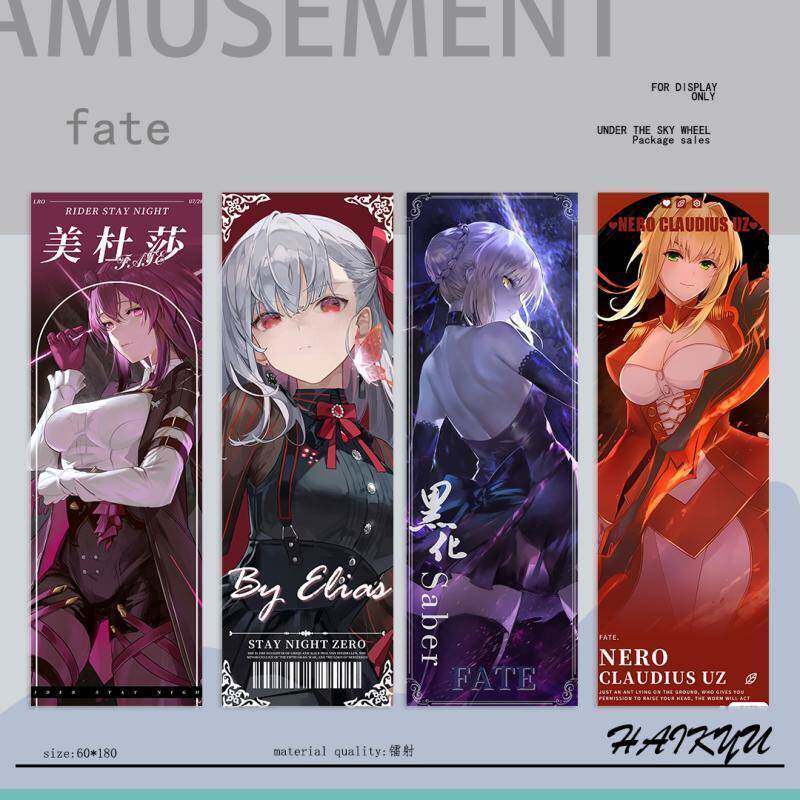 适用FATE高清55张盒装镭射小卡二次元高颜值高清双面照片卡片LOMO
