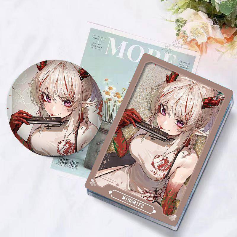 明日方舟年流沙麻将流麻动漫周边亚克力卡砖生日礼物摆件