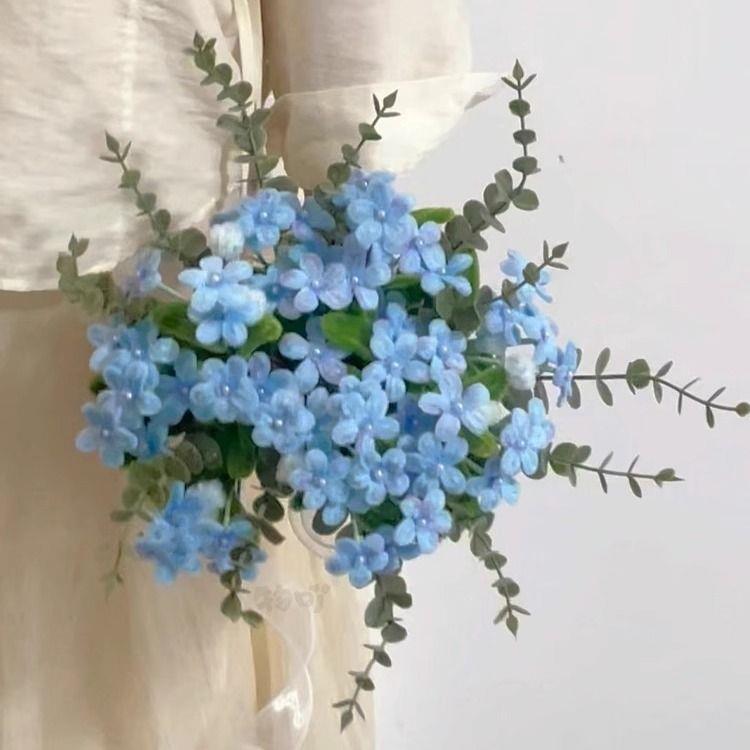 星辰花扭扭棒七夕蓝星花铃兰自制手工diy扭扭棒材料包手捧花礼物