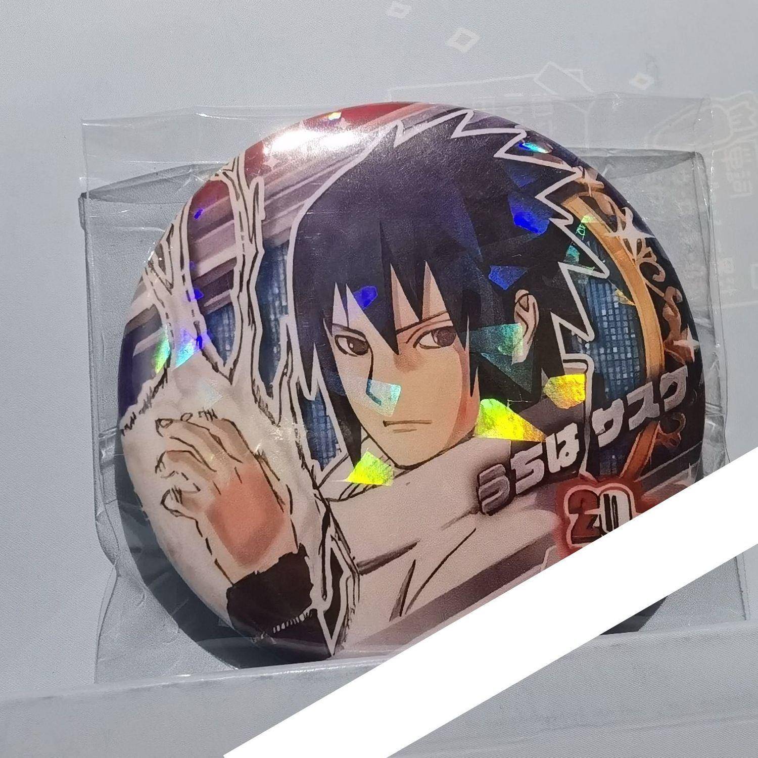 自制JS20周年火影忍者佐助鸣人徽章胸针谷子吧唧古风颜值扎痛包