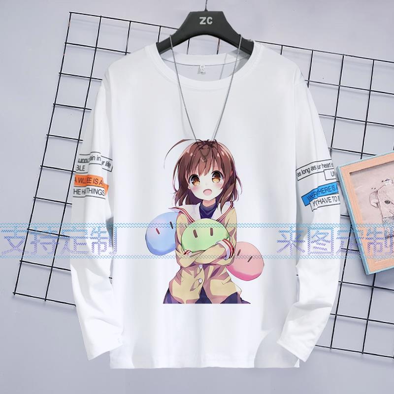 团子大家族CLANNAD古河渚衣服男女春秋薄款休闲动漫周边长袖上衣