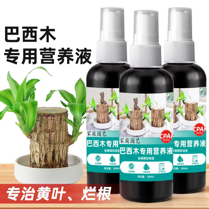 水培巴西木专用营养液免稀释巴旦木专用肥料养花卉绿植植物通用型