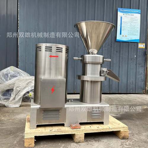 不锈钢生姜胶体磨豆瓣酱花生酱芝麻酱研磨机食品级材质胶体磨