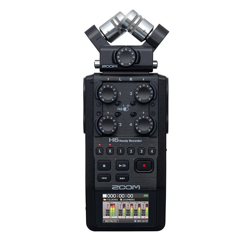 ZOOM H6便携式数码录音笔 6轨录音 usb专业立体声
