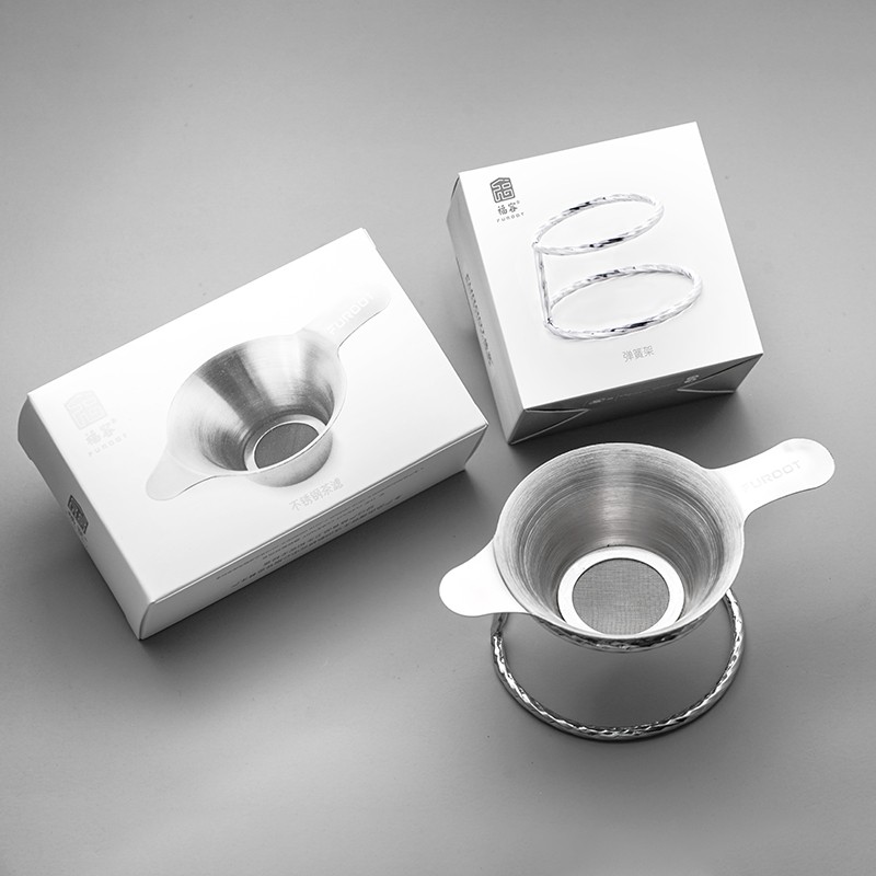 不锈钢茶漏茶滤304茶具配件滤茶网泡茶茶隔茶叶R过滤器公道杯套装