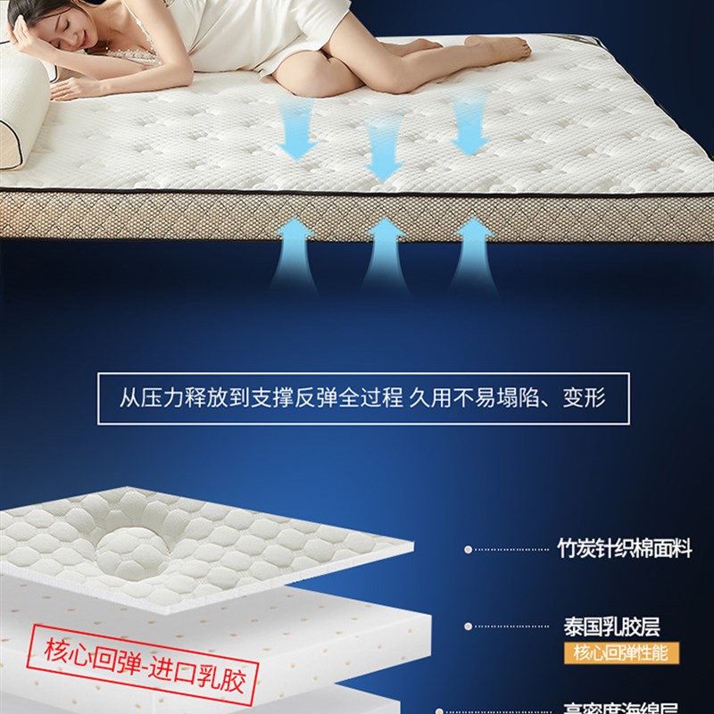 10cm厚床垫2米x2米1.8m乘2.2一米五乘以两1米5乘2.0一米八乘2米2