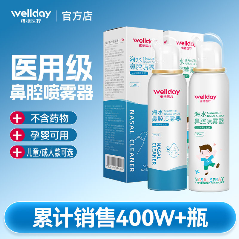维德鼻腔喷雾剂洗鼻器