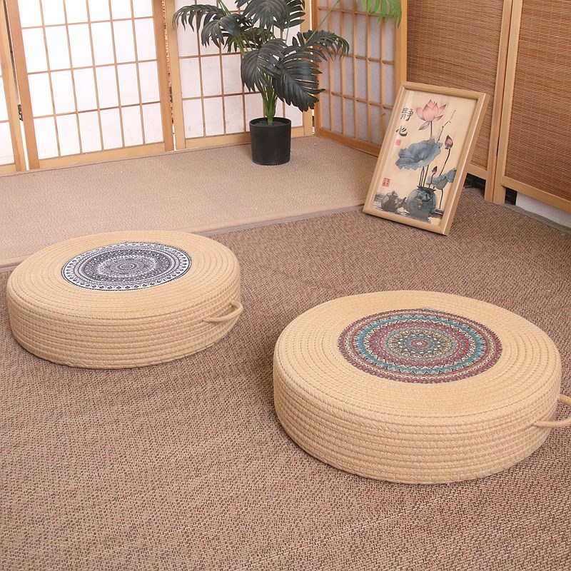 蒲团坐垫团蒲打坐禅修o专用垫家用高级加厚冥想坐垫地上榻榻米坐