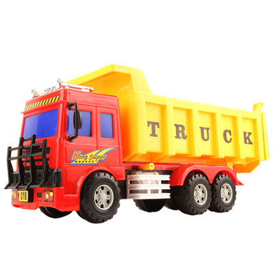 大号惯性翻斗车工程车超大卡车运输大货车装卸车S男孩儿童宝宝玩