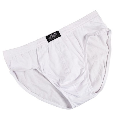 [2条装]男士纯棉纯白色三角x内裤男短裤底裤低腰全棉内裤加大码新