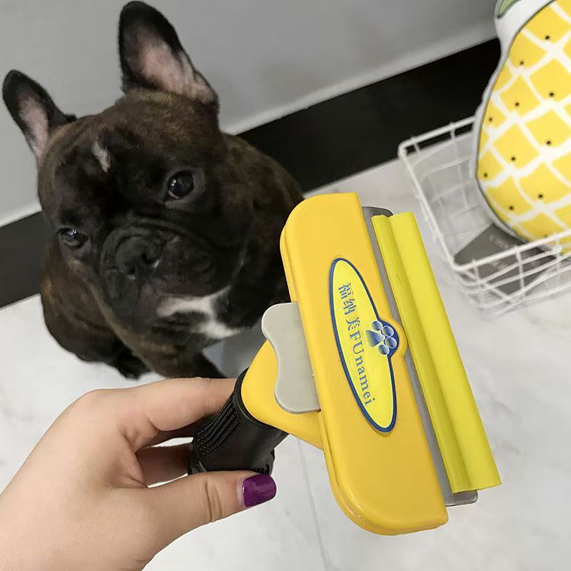 狗梳子小型犬柯基法斗中型犬短狗毛金毛梳毛神器宠U物刮毛器猫梳