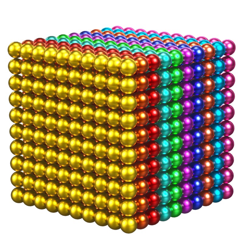 巴克磁力球1000颗便宜魔力八B克磁铁珠吸铁石益智拼装积木玩具