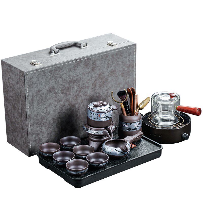 高档功夫b茶具套装家用办公室商务送礼便携带电器轻奢旅行礼盒装