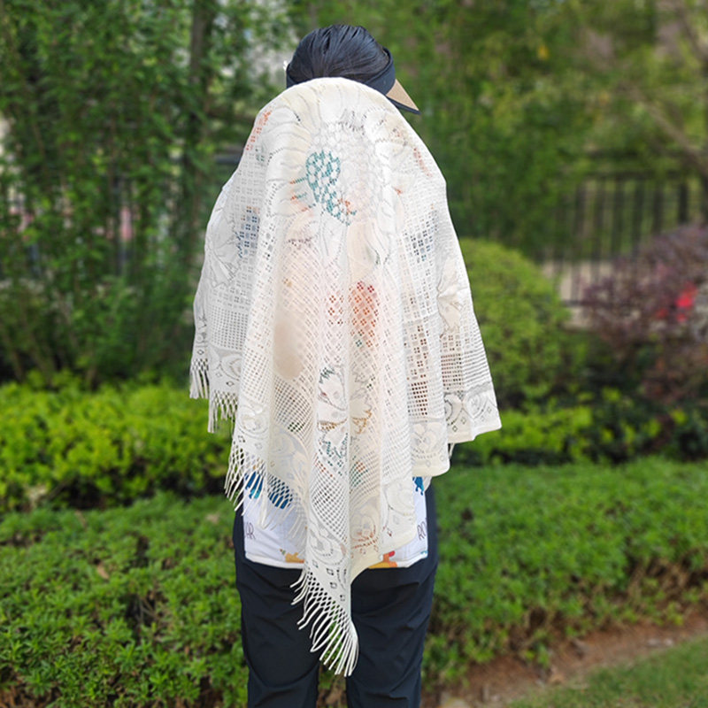 婴儿出门防风盖h巾盖毯纱巾罩巾宝宝防晒防尘多用途盖头薄款夏季