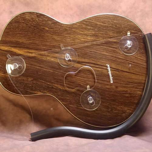 背吸式琴托GS6(B)高度可调节双腿接触支架更稳定透明磨砂黑色