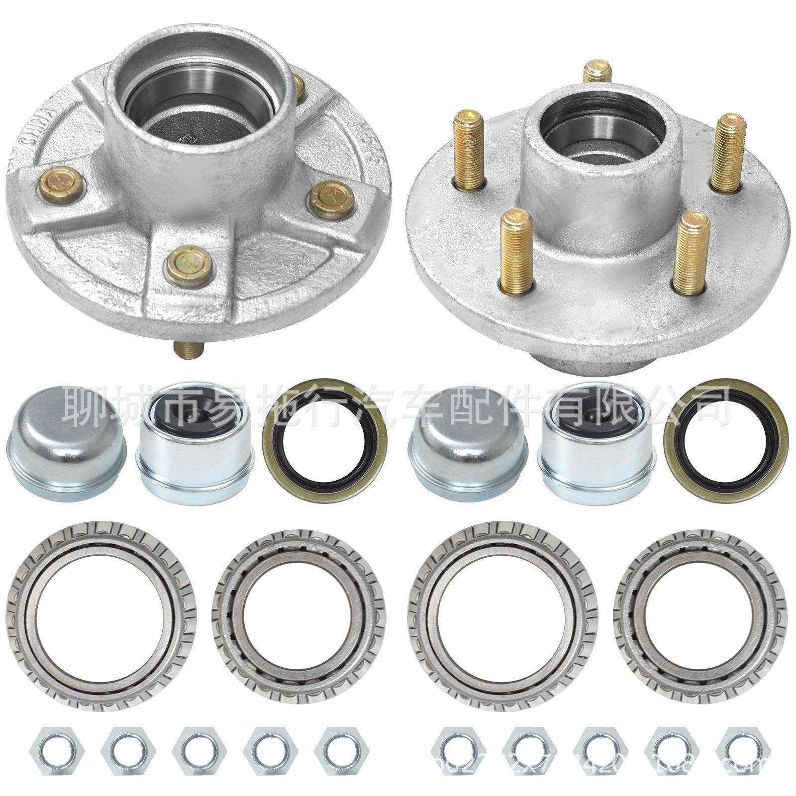 适用于3500磅船用拖车、圆周热镀锌惰轮轮毂套件，