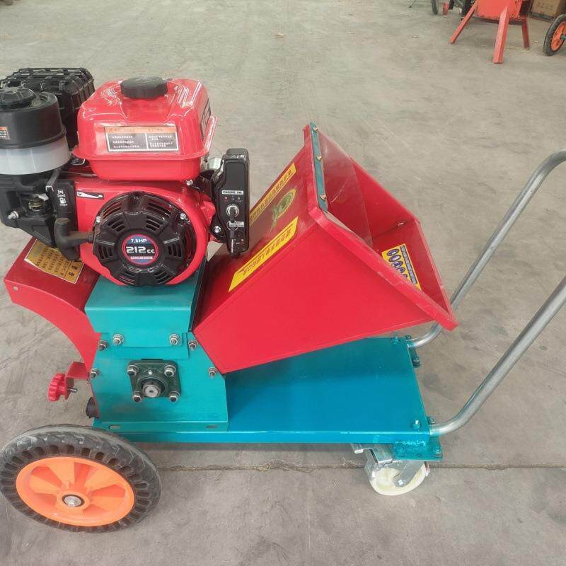 便携式移动铡草树枝粉碎机秸秆园林原厂干湿两用通用型