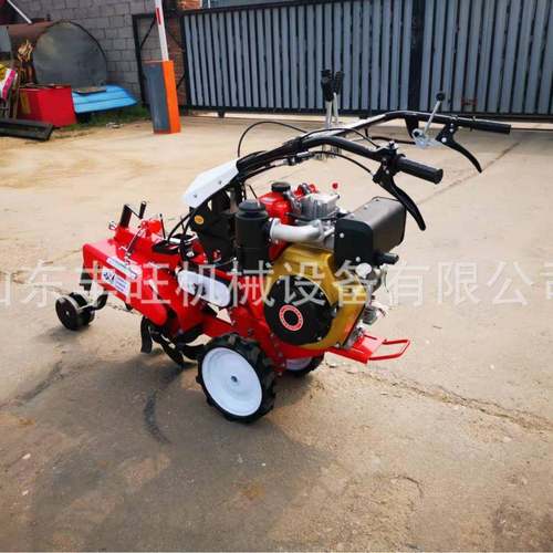 柴油农用四轮旋耕机开沟旋耕除草多功能微耕机