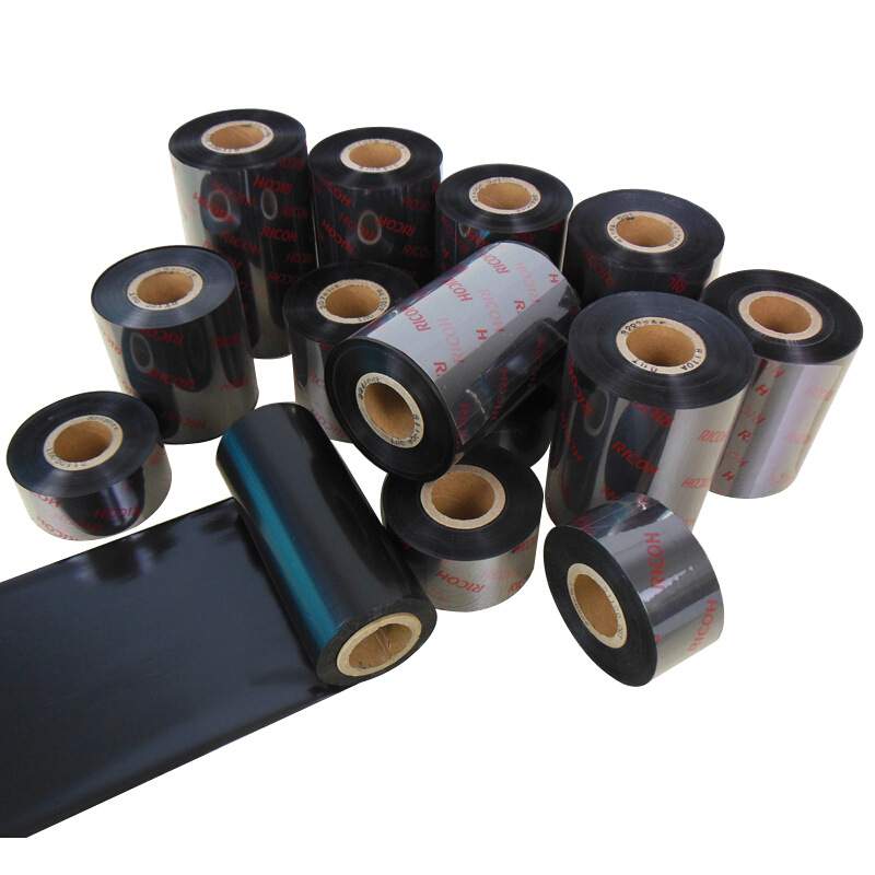 理光水洗碳带D110C 90mm*300m 缎带水洗唛专用碳带耐高温水洗
