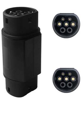 220V-250VAc国转欧LEC62196Ev适配器Gbt至T2适配器通用