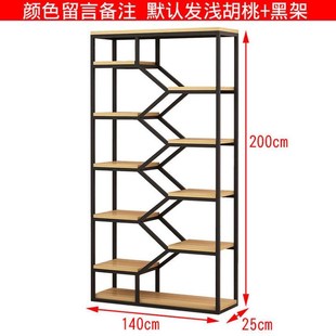 隔断置物架办公室客厅铁艺多层屏风展示储物陈列架书架落地置物架
