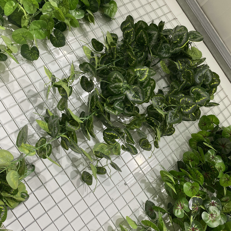5叉海棠地瓜壁挂 仿真植物假花藤条藤蔓绿植墙面客厅室内绿萝吊兰