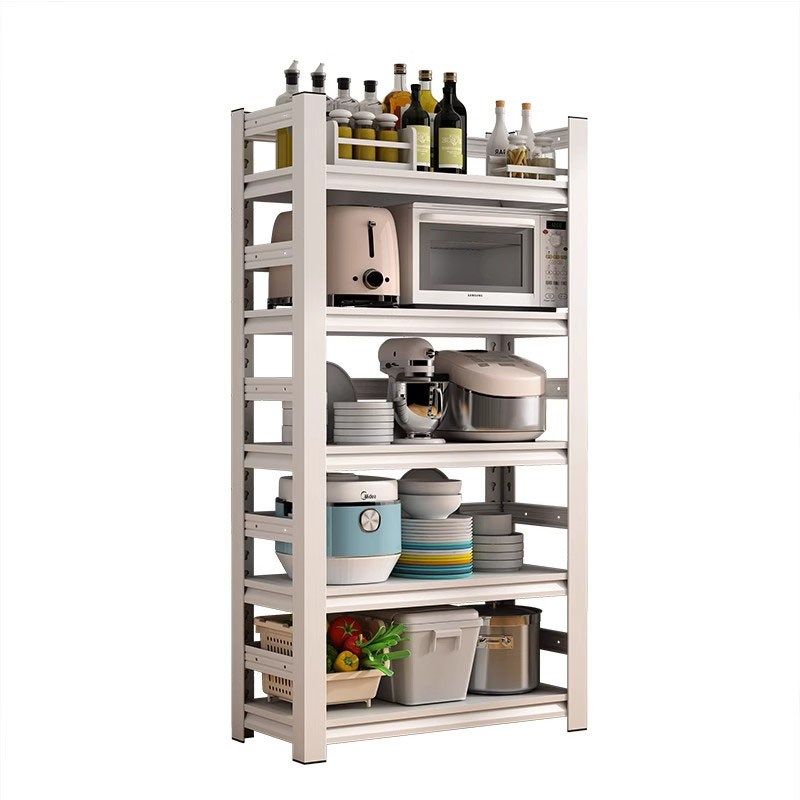 德国厨房置物架落地多层收纳架微波炉烤箱家用白色橱柜货架储物架,厨房/烹饪用具,微波炉置物架,淘宝优惠券,粉丝福利购,淘宝优惠卷