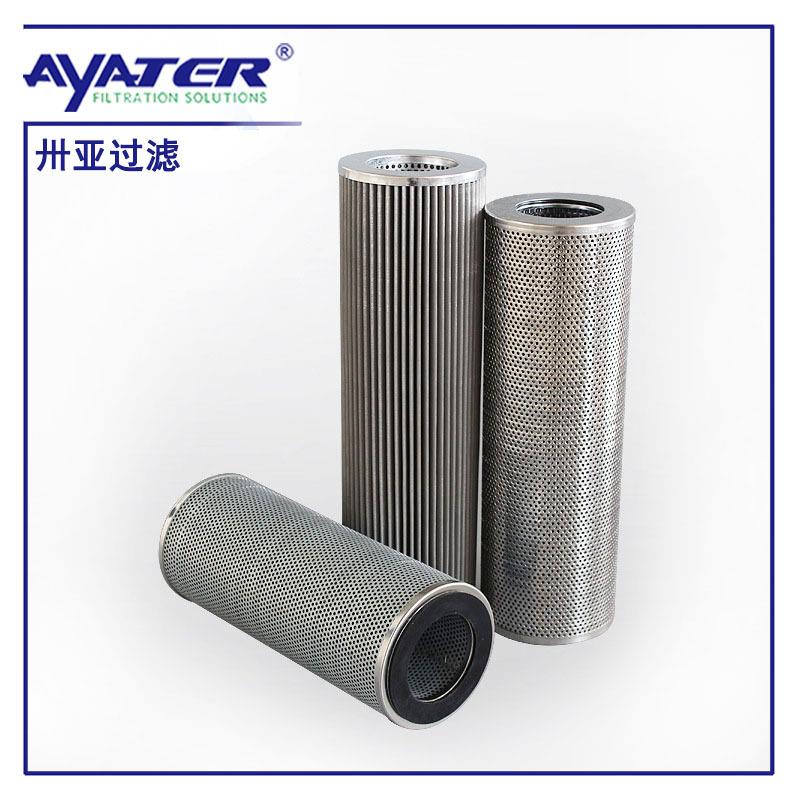 风电主机润滑油液压滤芯WR8300FOM26HWS高压双联过滤器油滤芯滤筒