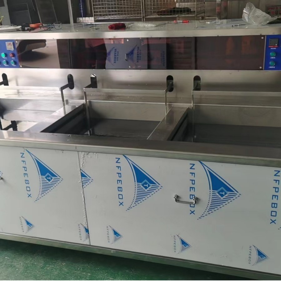 多槽超声波清洗机 五金零件线路板除油除锈超声波清洗设备