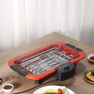 电烧烤炉家用电烤无烟室内烧烤架电烤盘烤肉机炉子一体锅小烤串炉