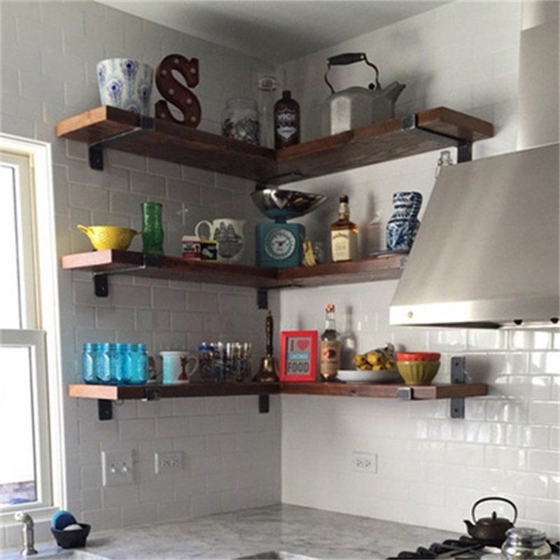 墙上置物架实木一字隔板复古壁挂客厅墙面装饰原木书架厨房收纳架,住宅家具,搁板/置物架/家用陈列架,淘宝优惠券,粉丝福利购,淘宝优惠卷