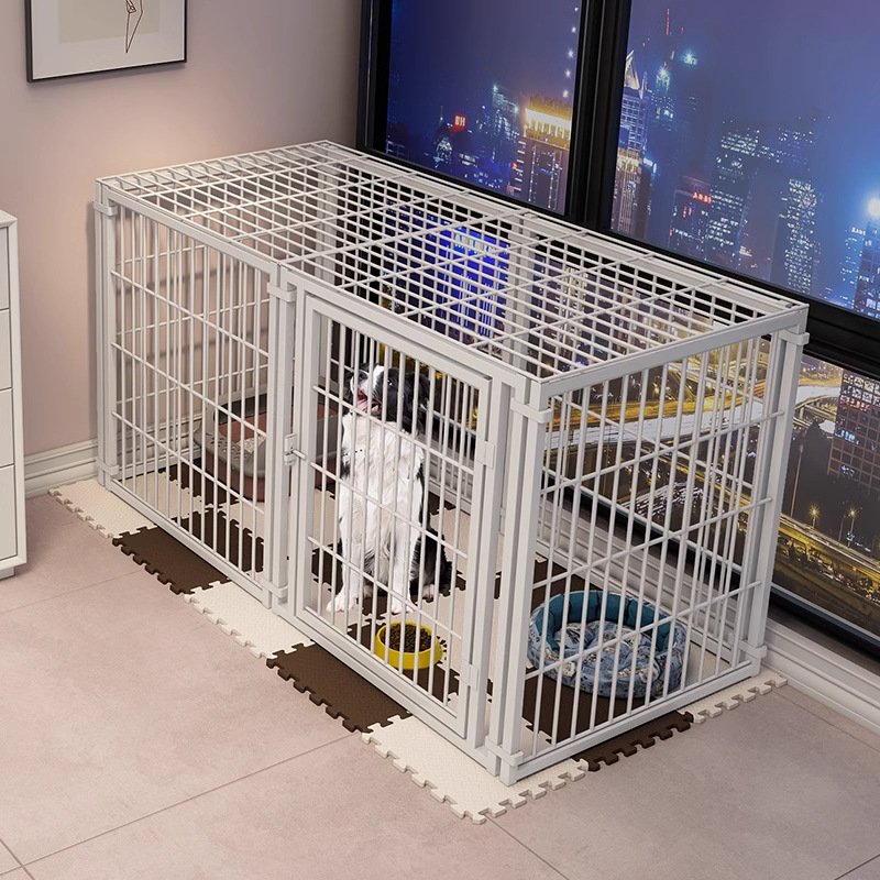 狗笼家用宠物狗屋大中小型宠物围栏自由拼接带封顶栅栏猫别墅猫舍
