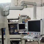 悬臂吊臂机床安装 操作旋转箱操作箱触摸屏控制箱可摇臂支架配件