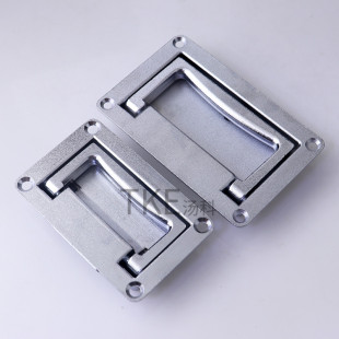 明装折叠把手 嵌入式拉手隐藏暗装活动手柄拉手工业柜门把手提手