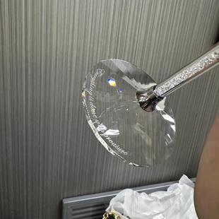 家用高档水晶钻石高脚结婚礼物刻字定制 轻奢无铅红酒杯勃艮第套装