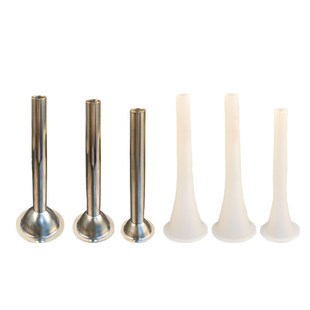 正元绞肉机不锈钢灌肠嘴塑料喇叭口灌肠管子漏斗香肠管12原厂配件